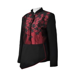 HL012 設計不規則下擺酒店制服  訂購女款修身酒店制服   大量訂造酒店制服  酒店制服hk中心 HL012 設計不規則下擺酒店制服  訂購女款修身酒店制服   大量訂造酒店制服  酒店制服hk中心